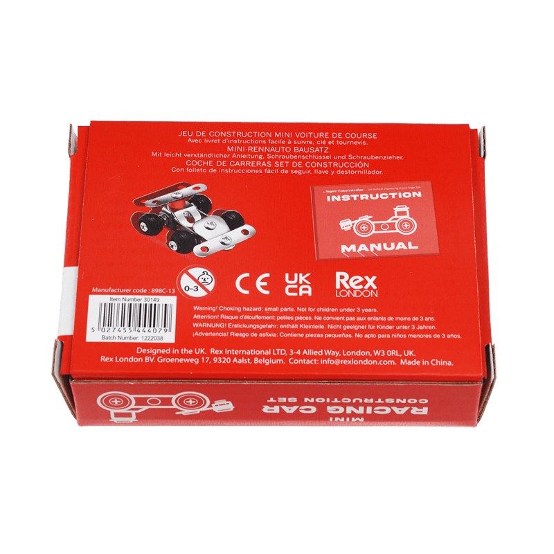 Mini Construction Kit Racing Car