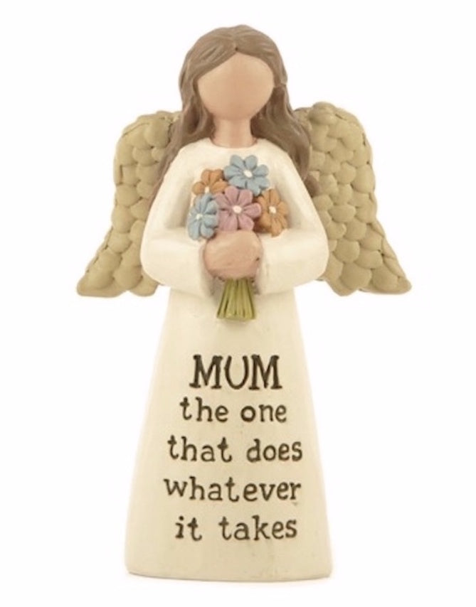 Mum Angel Decoration, 10cm