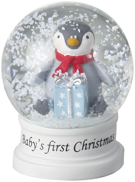 Baby's First Christmas Penguin Snowglobe
