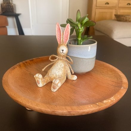 ROUND TRAY W/FEET, 25CM