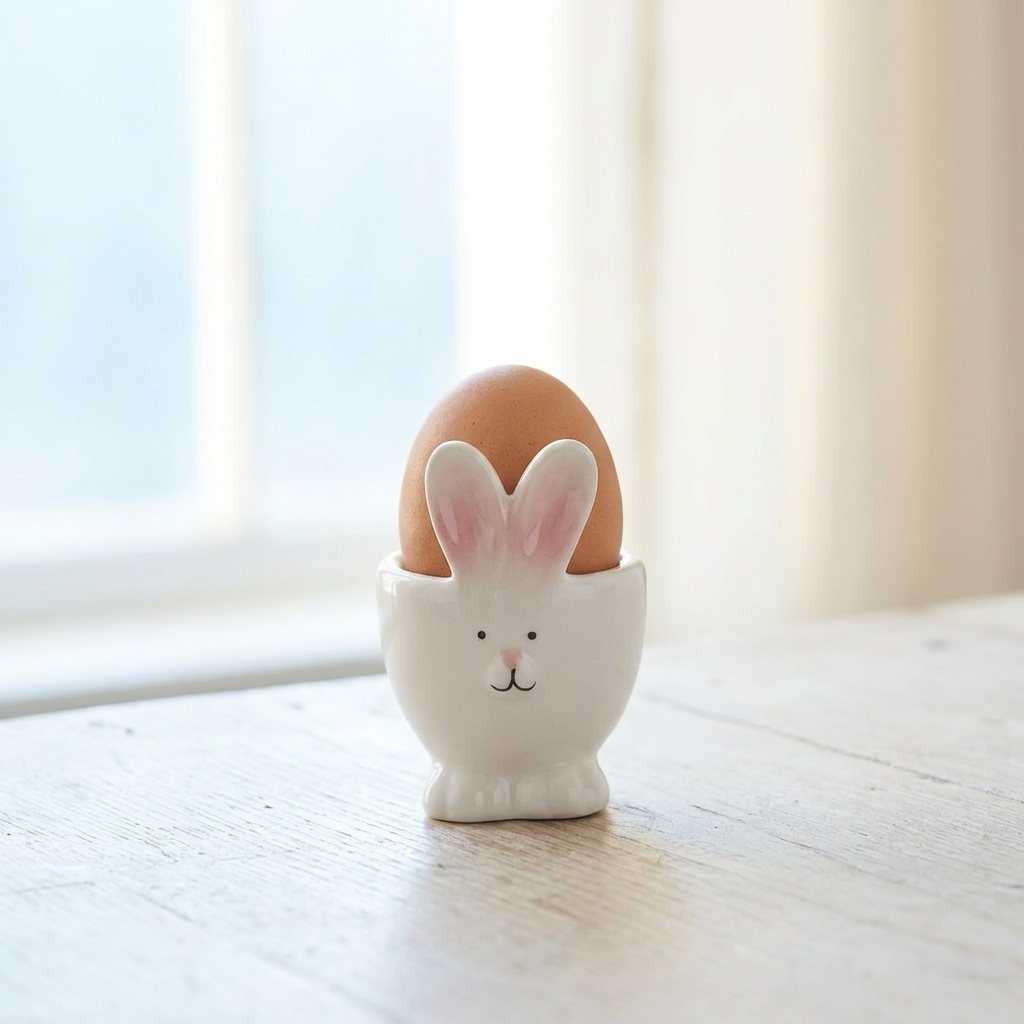 Bunny Egg Cup, 9cm