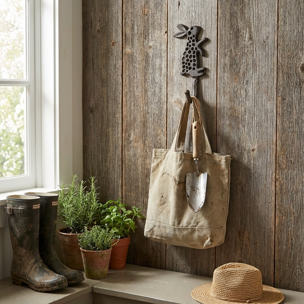 Rabbit Cast Iron Hook, 16.5CM