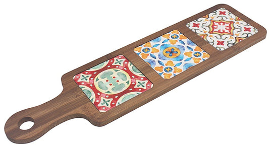 Tuscany Cheese Board – Rustic Serving Board (49cm)