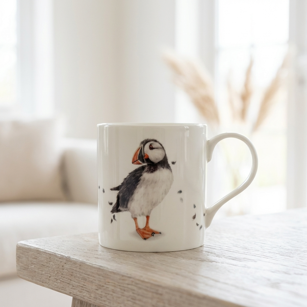 Puffin Mug, 13cm