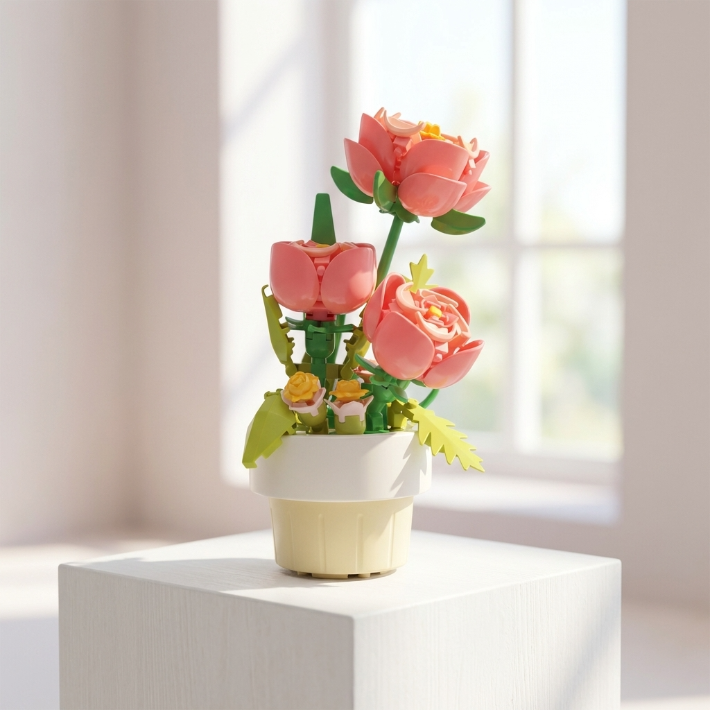 Roses Mini Bricks Build Set
