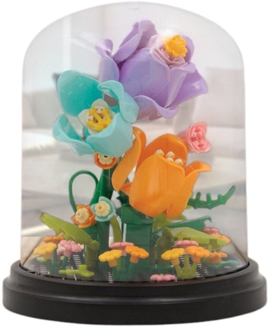 Tulip Mini Bricks Kit – Decorative Dome Build Set (11cm)