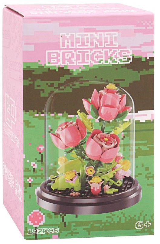 Roses Mini Bricks Decorative Build Set