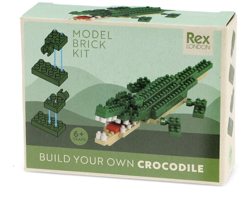 Build Your Own Crocodile Model Brick Kit