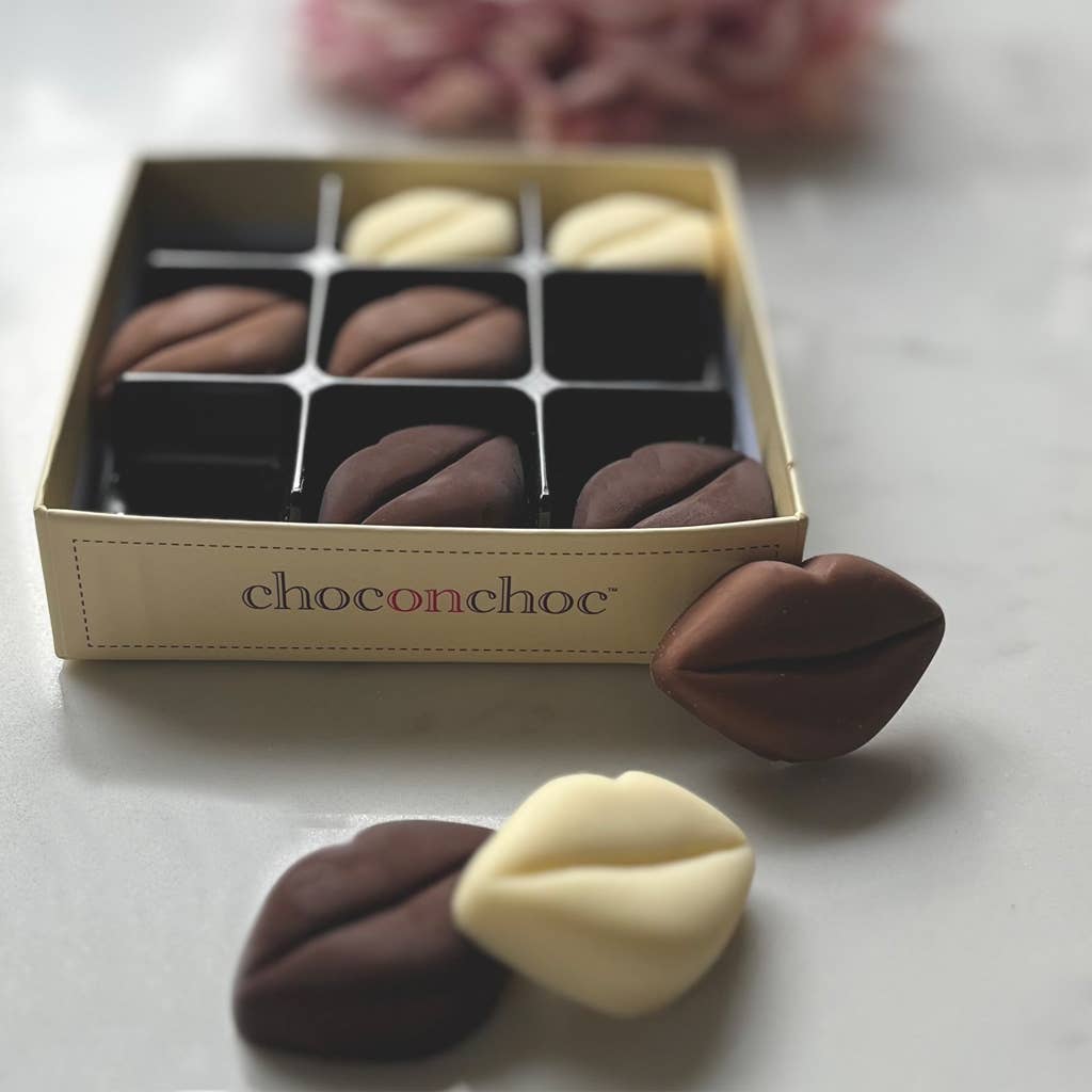 Assorted Chocolate Lips by Choc on Choc