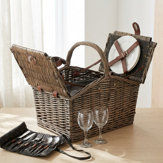 2 Person Nature Slope-Sided Picnic Hamper