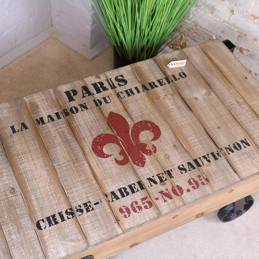 Sonala Rustic Railway Coffee Table by Maravi