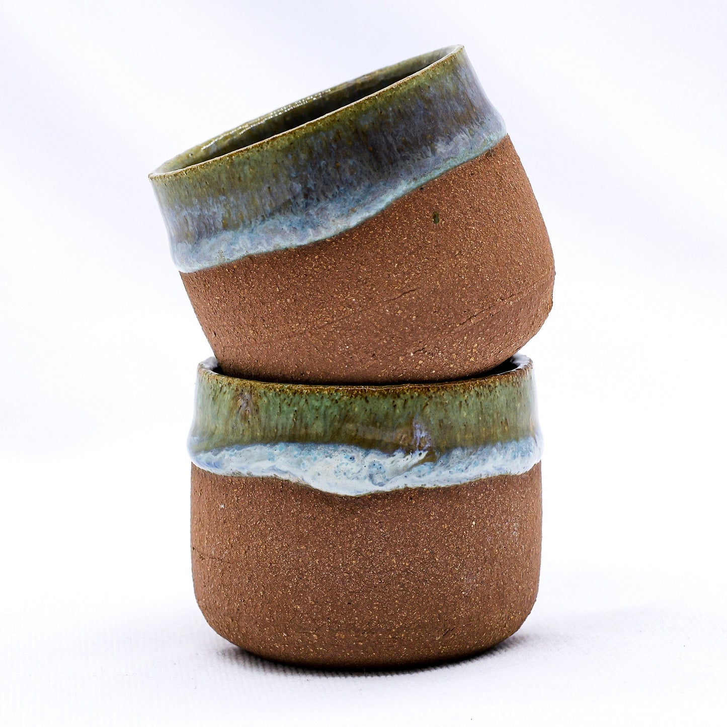 Bluverde Picollo Handmade Ceramic Terra Stoneware Espresso Mug by Ribera Handmade Ceramics