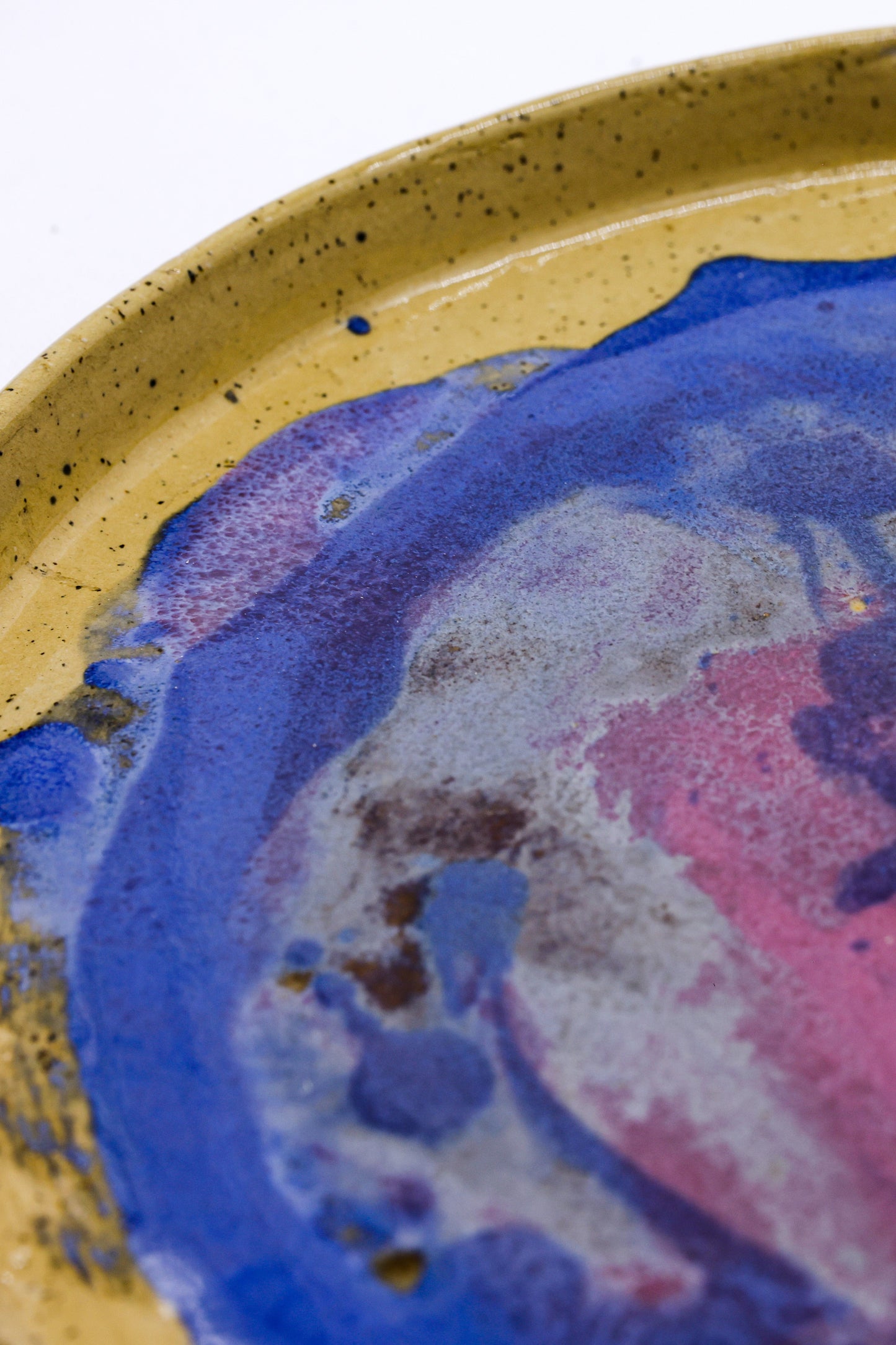 23 cm Deepsea Stoneware Handmade Ceramic Dinner Plate by Ribera Handmade Ceramics