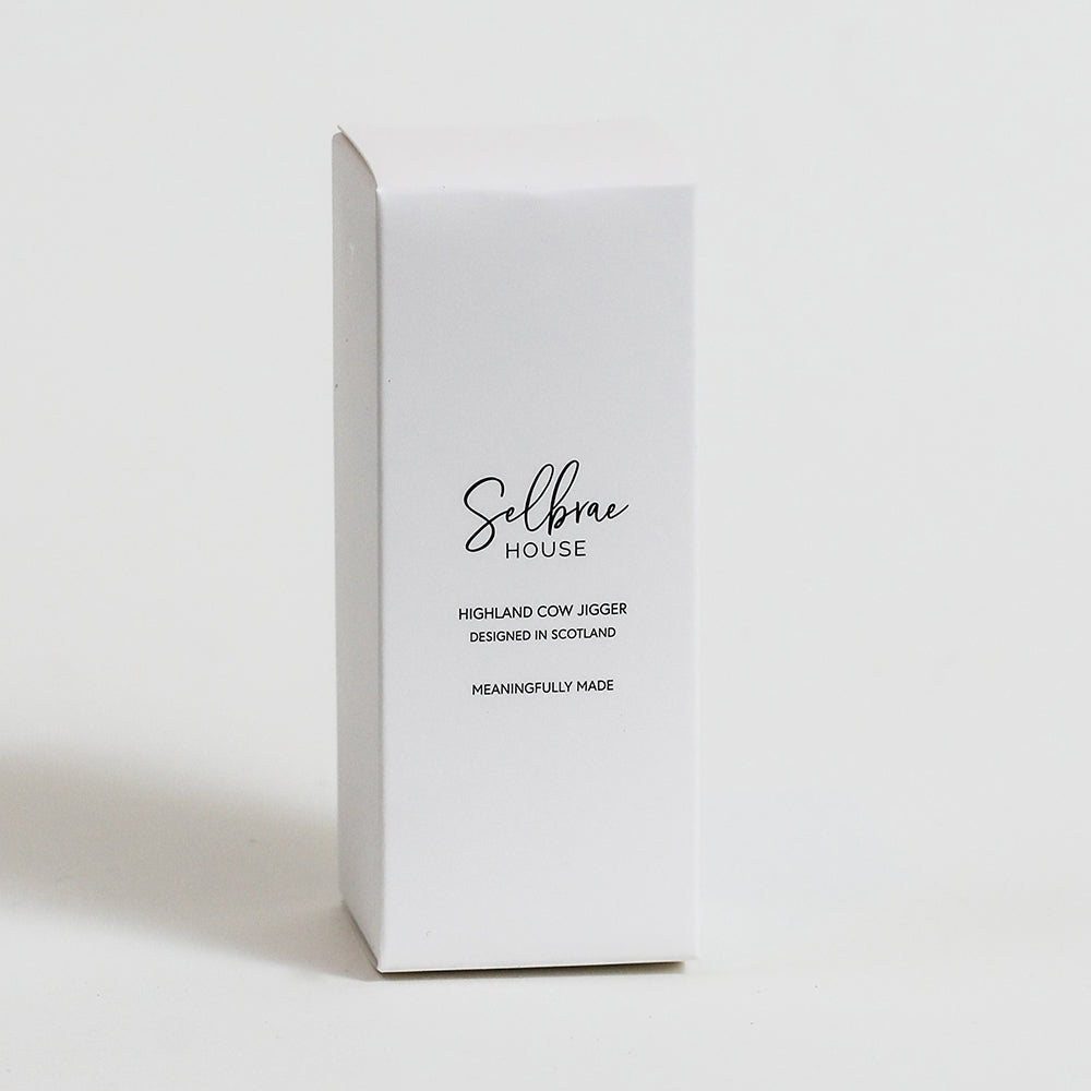 Highland Cow Jigger by Selbrae house