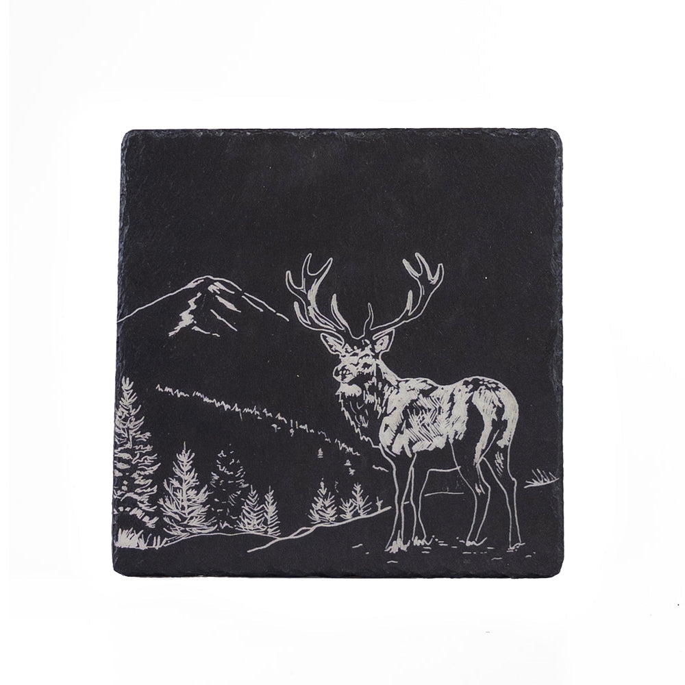 Scenic Stag Slate Pot Stand by Selbrae House