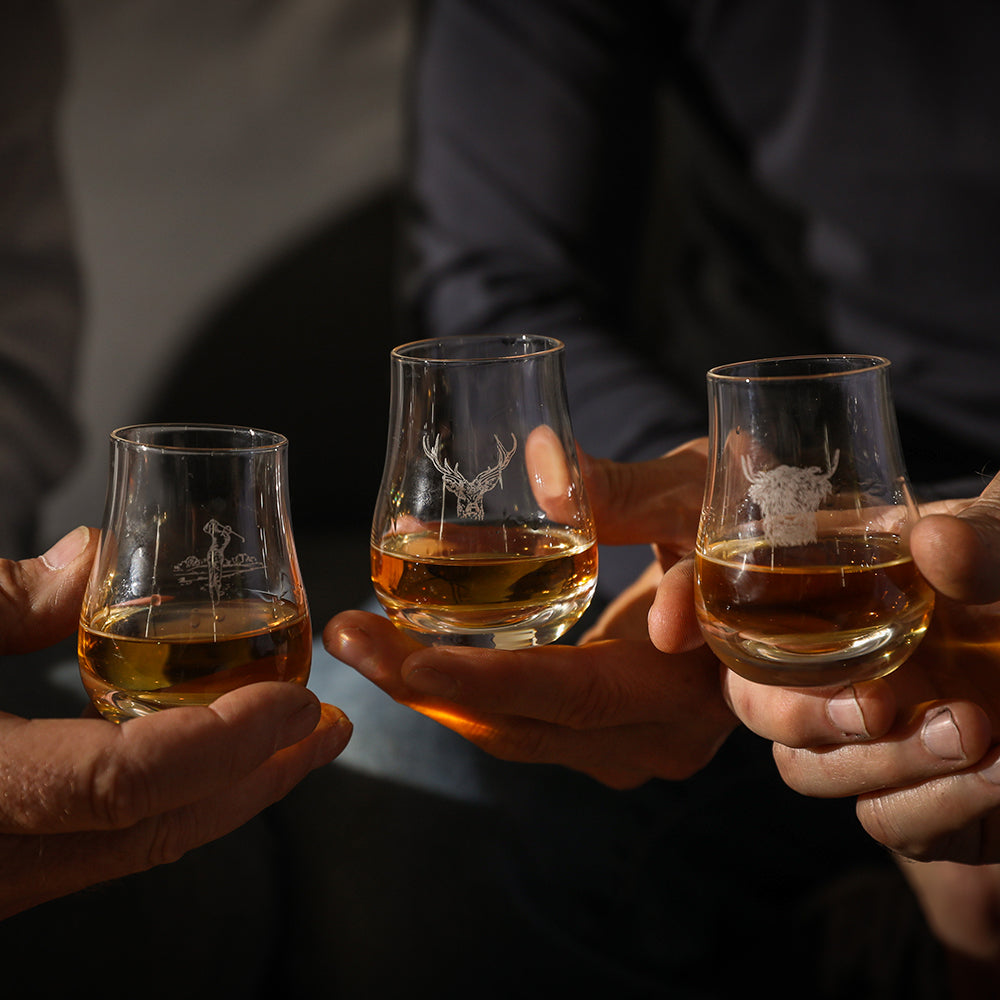 Highland Cow Perfect Measure Tasting Glass by Selbrae House