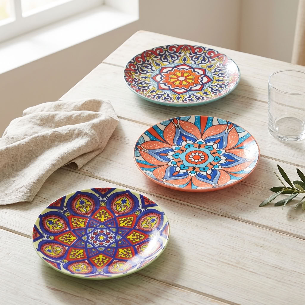 Tuscany II Side Plates Set of 3 – 21.5cm