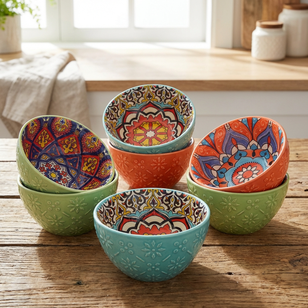 Tuscany II Assorted Set of 3 Sundae Bowls 12cm