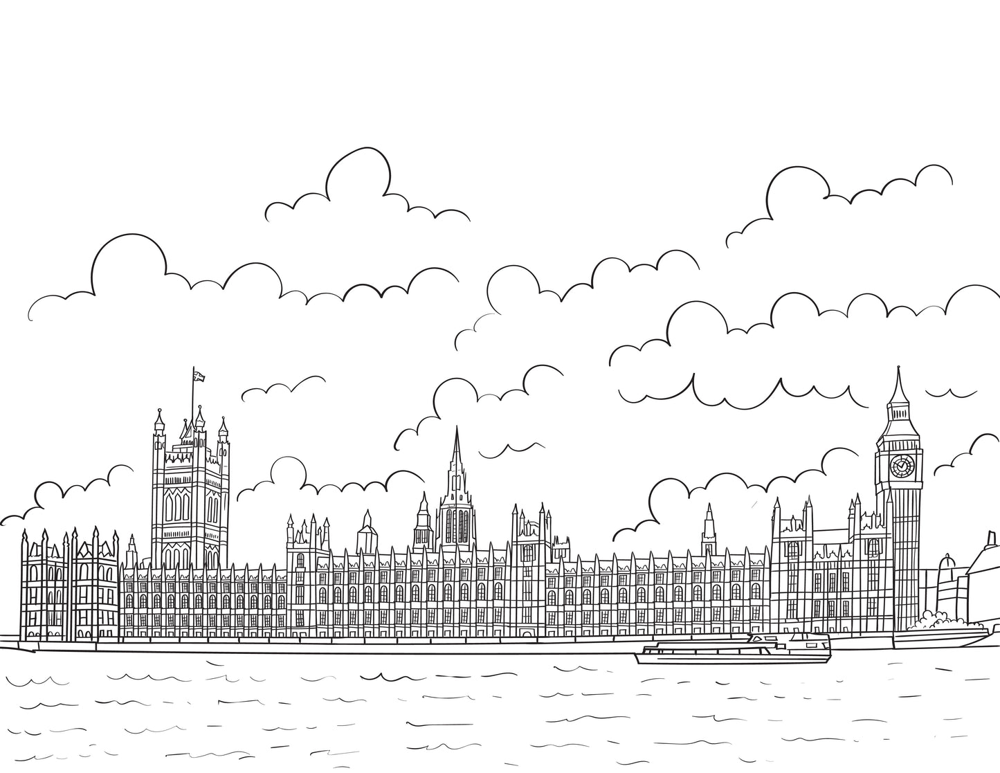 London Colouring Book (A4) by Colour Your Streets