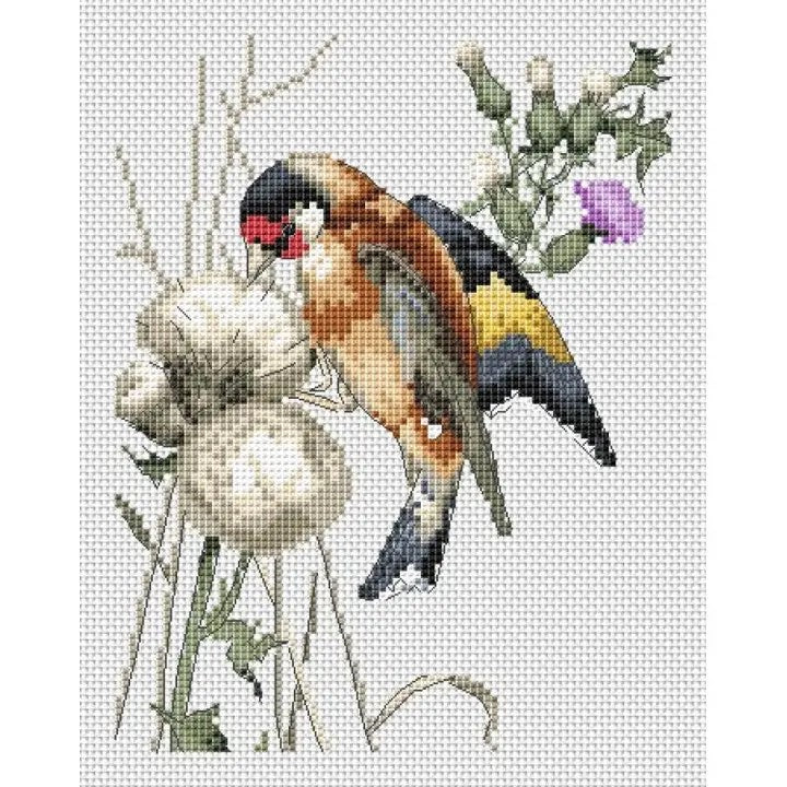 The Natural World Cross Stitch Kit - Rich Pickings