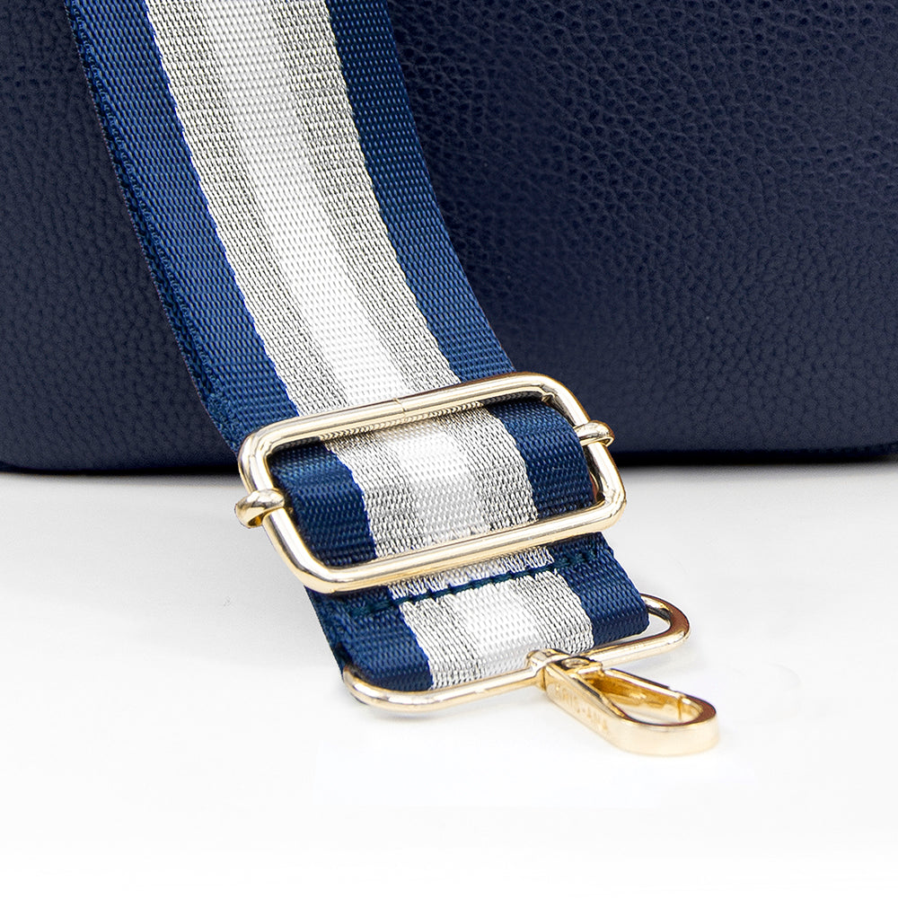 Treat Republic Personalised Luxury Crossbody Bag in Navy