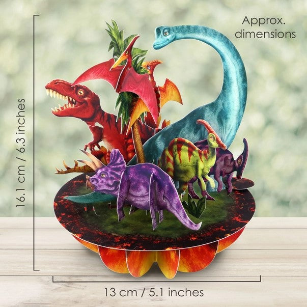 Pirouettes Card - Jurassic Dinosaurs