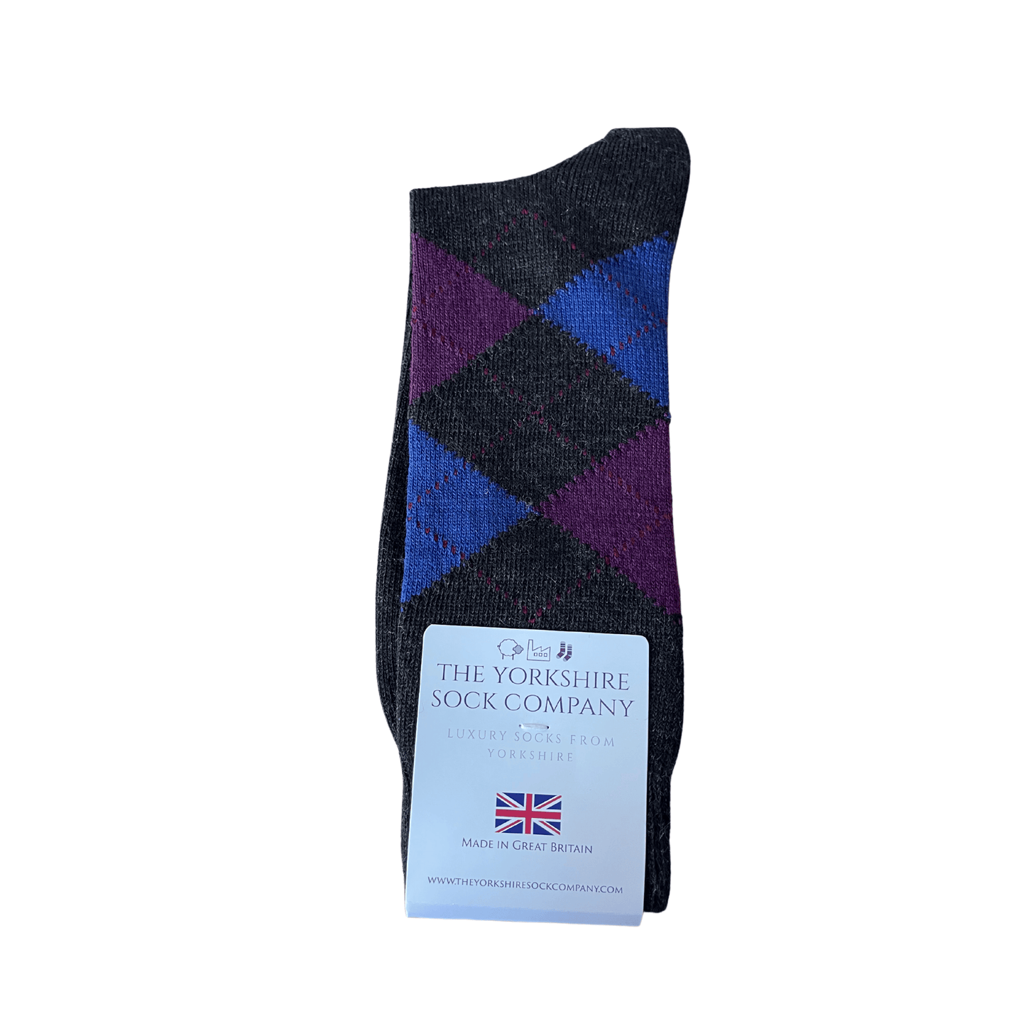 Ripley Argyle Merino Wool Socks – 6 Pair Luxury Bundle
