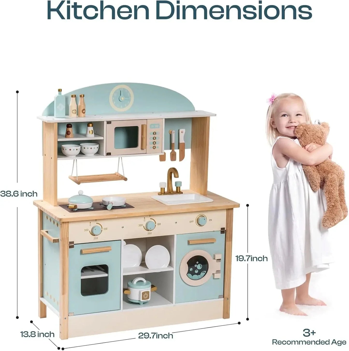 Little Kitchen - Wooden Play Kitchen