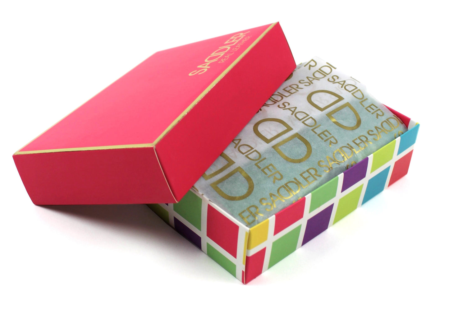 SADDLER GEORGIE Leather Double-Sided Purse - 13 Card Slots, Generous Space for Notes and Coins - RFID Protected