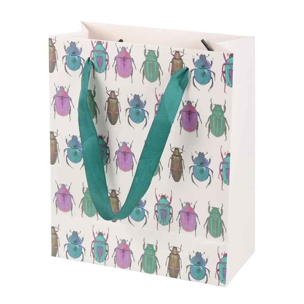 23CM MEDIUM BEETLE PRINT GIFT BAG