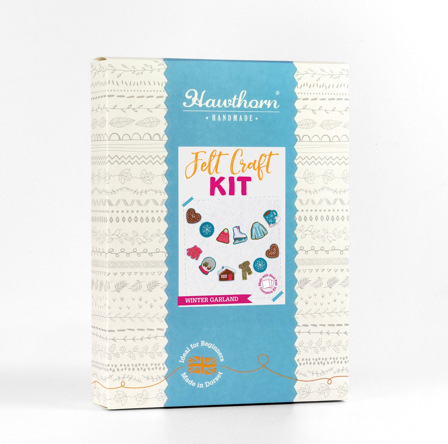 'Winter Garland' Festive Felt Craft Kit for Beginners