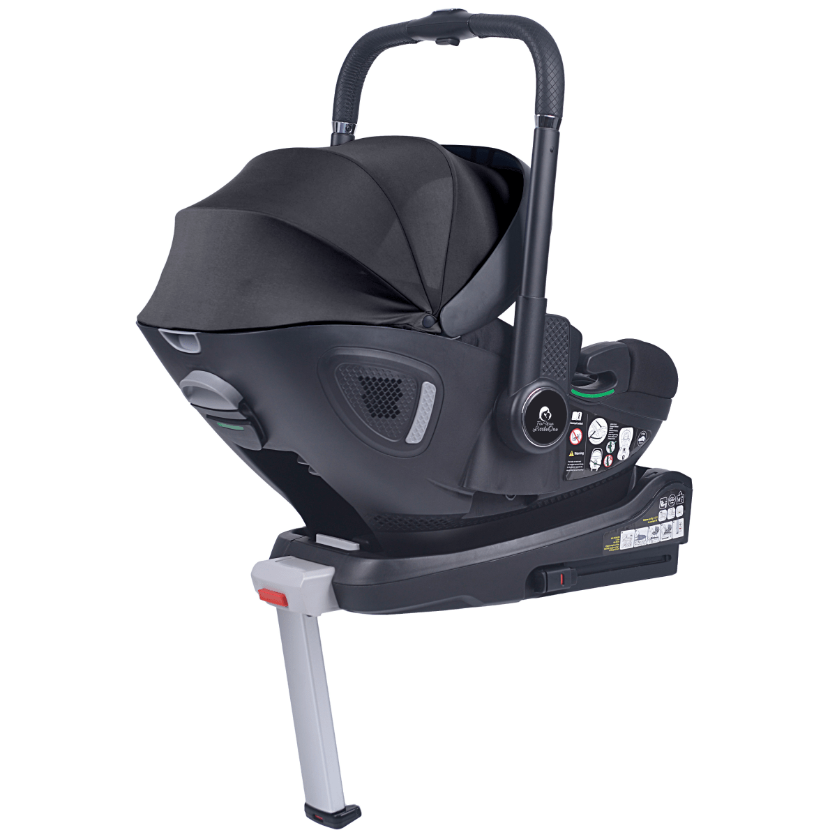 Qubi Infant Car Seat Stroller 7 Piece Bundle - Eclipse Black