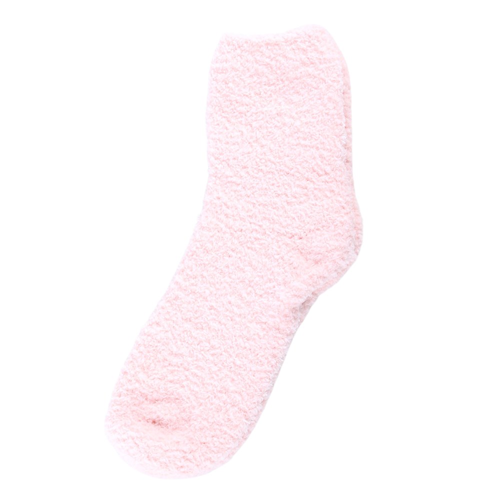 Sugarplum Bakery Christmas Mug and Fluffy Socks Gift Set featuring a pair of soft pink patterned socks