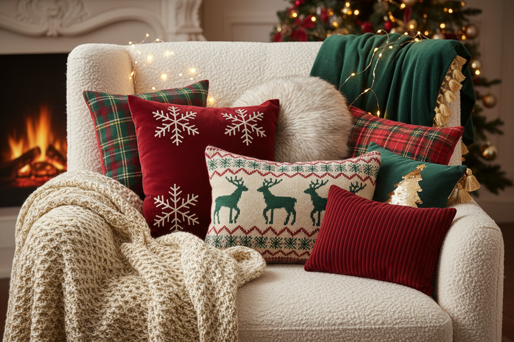 Christmas Cushions & Throws
