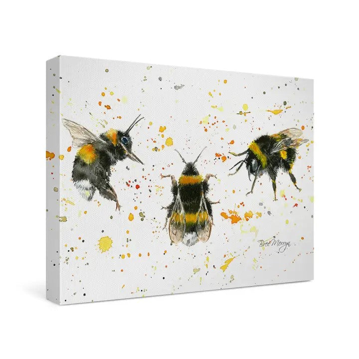 Bee Happy Canvas Cutie (6"x8")