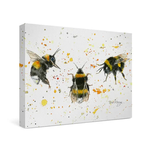 Bee Happy Canvas Cutie (6"x8")