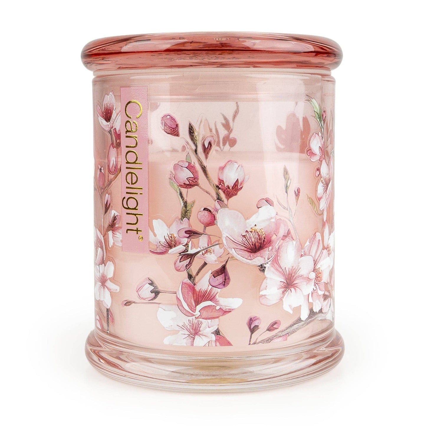 Candlelight Large Lidded Glass Candle – Cherry Blossom & Sakura