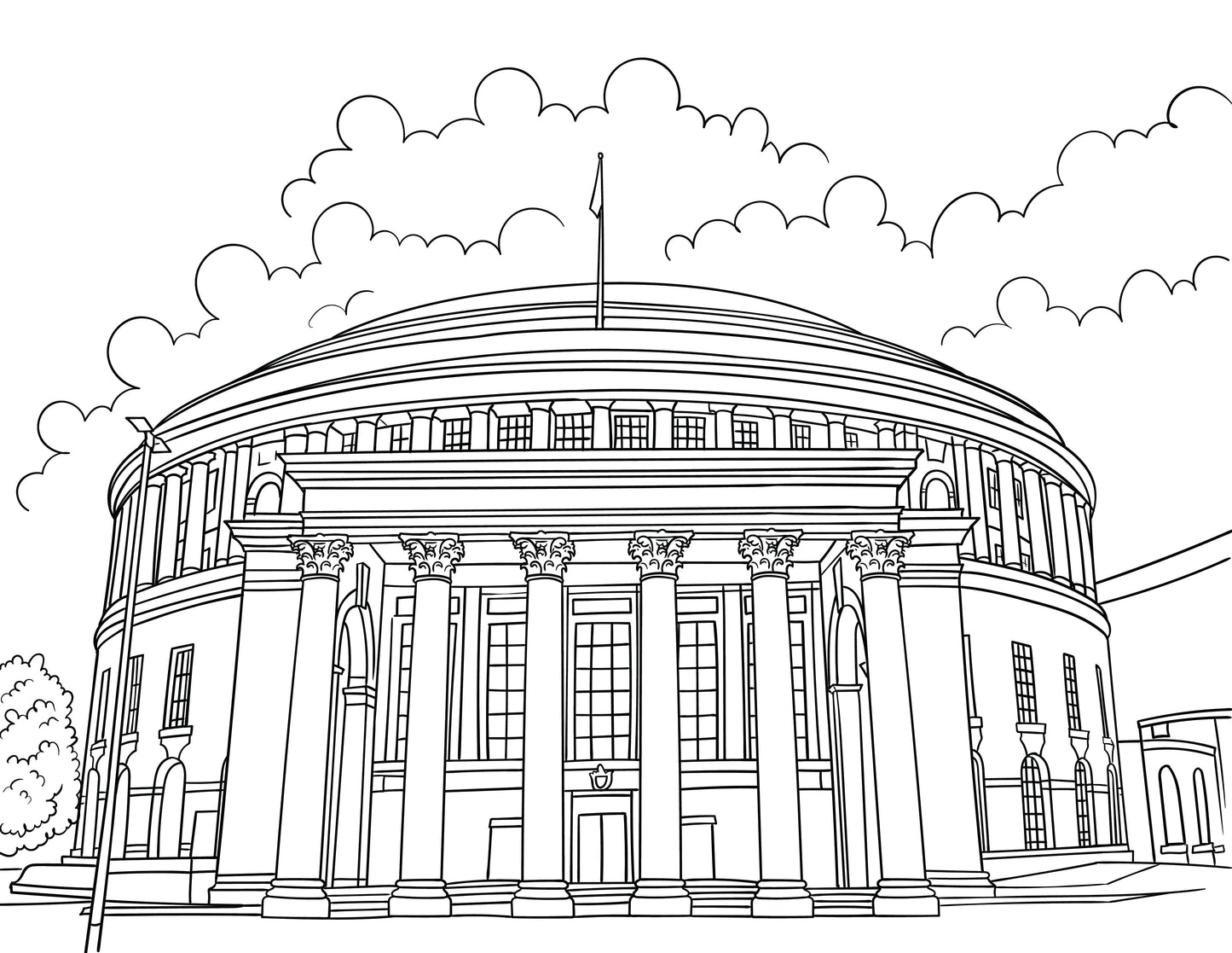 Manchester Colouring Book (A4) by Colour Your Streets