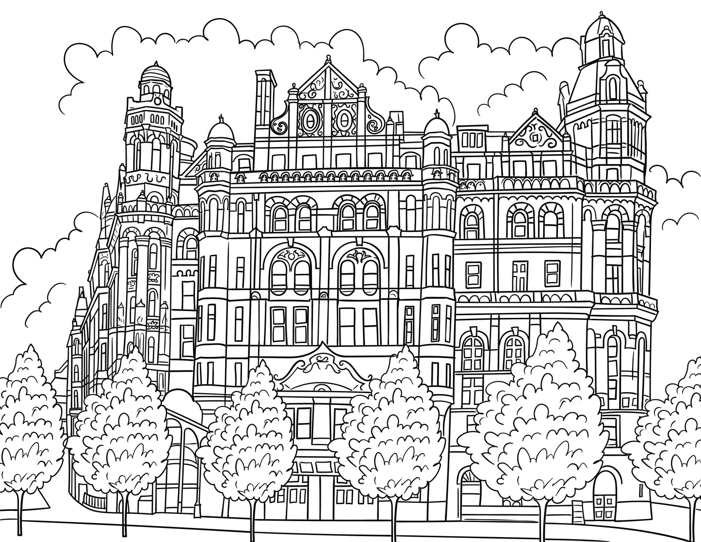 Manchester Colouring Book (A4) by Colour Your Streets