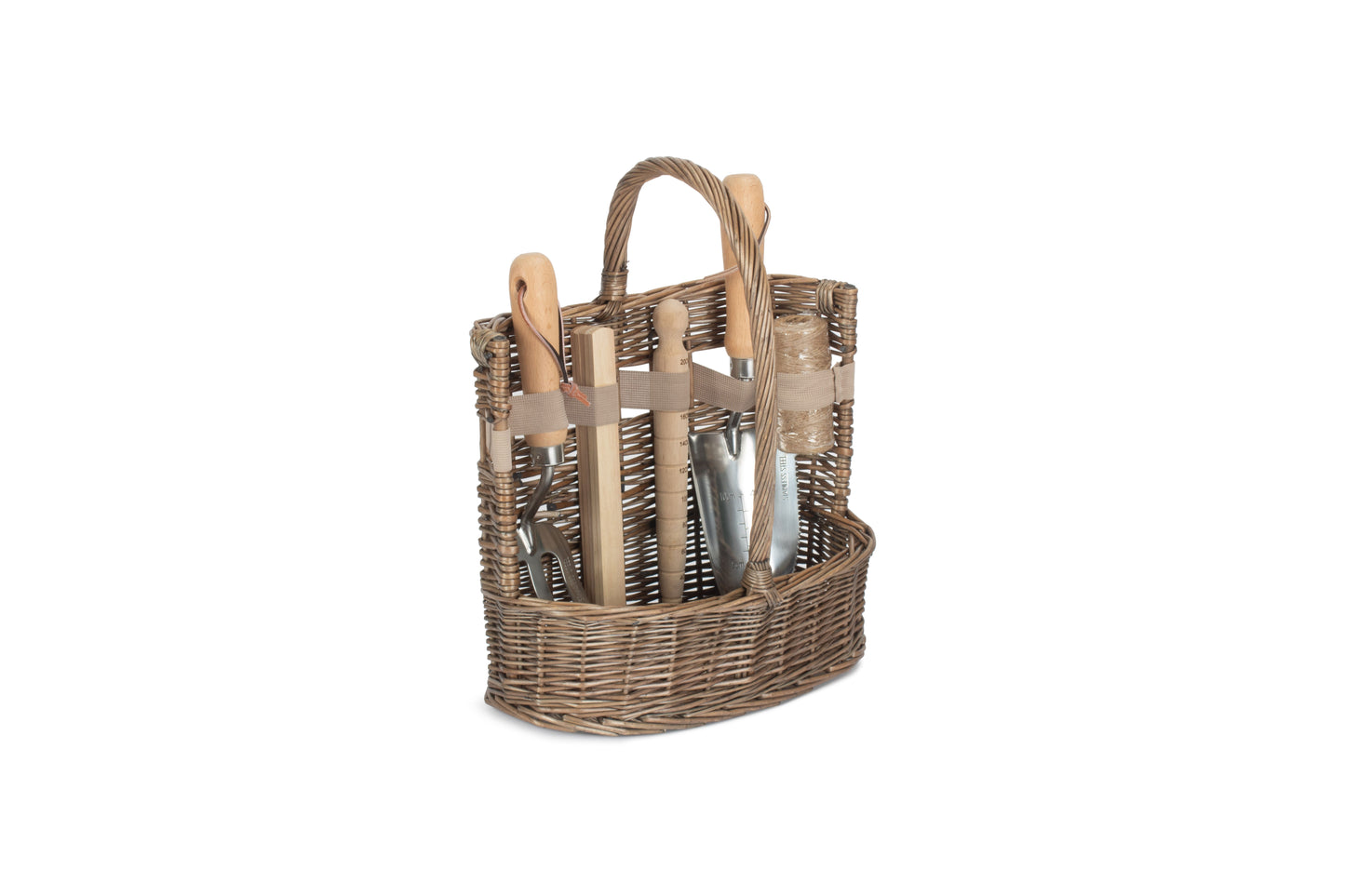 Antique Wash Deluxe Garden Tool Basket – Small or Large Sizes