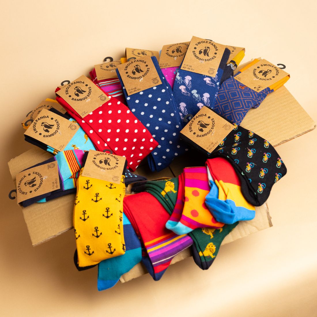 The Swole Panda Socks Mystery Box by Swole Panda