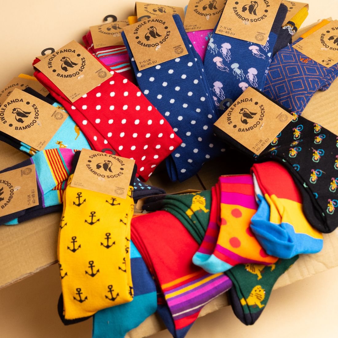 The Swole Panda Socks Mystery Box by Swole Panda
