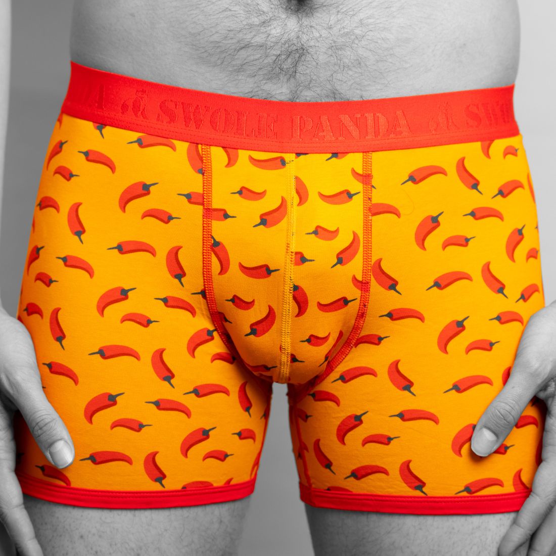 Bamboo Boxers - Chillies by Swole Panda