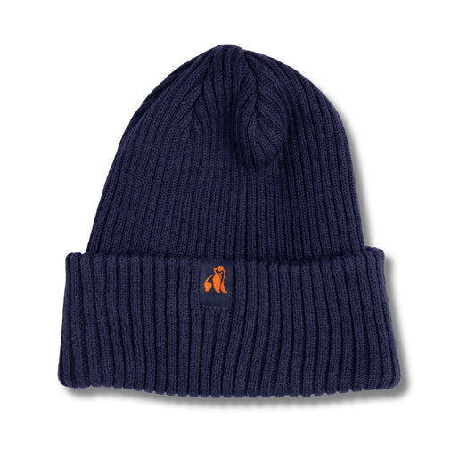 Organic Cotton Beanie - Navy by Swole Panda