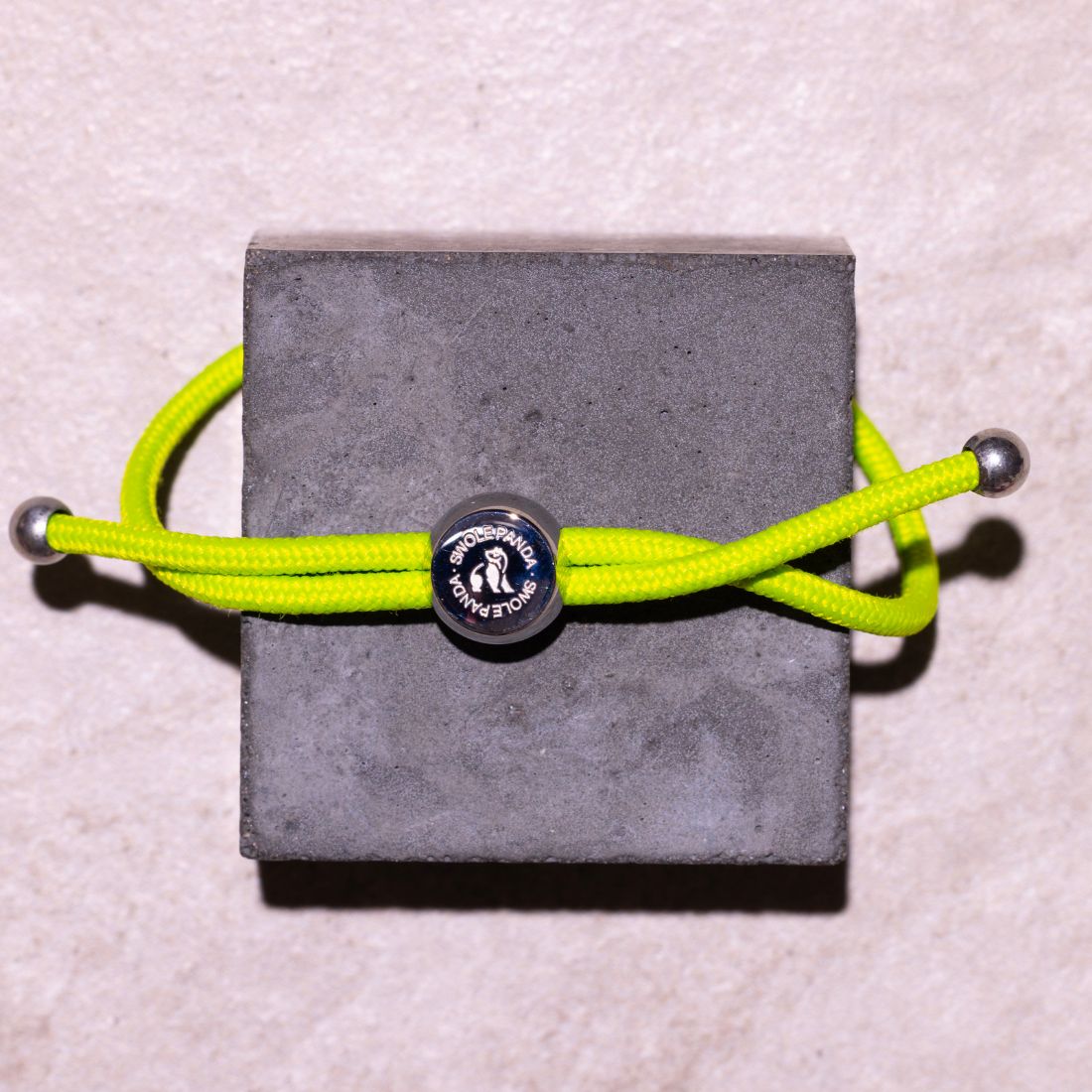 Rope Bracelet - Lime Green by Swole Panda