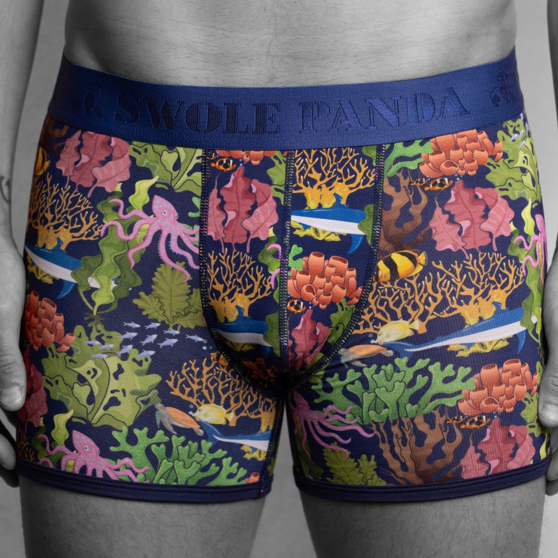 Bamboo Boxers - Marine by Swole Panda