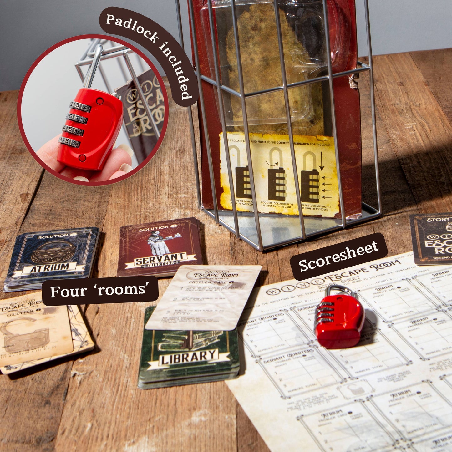 Wine Escape Room Puzzle Game - Lockeye