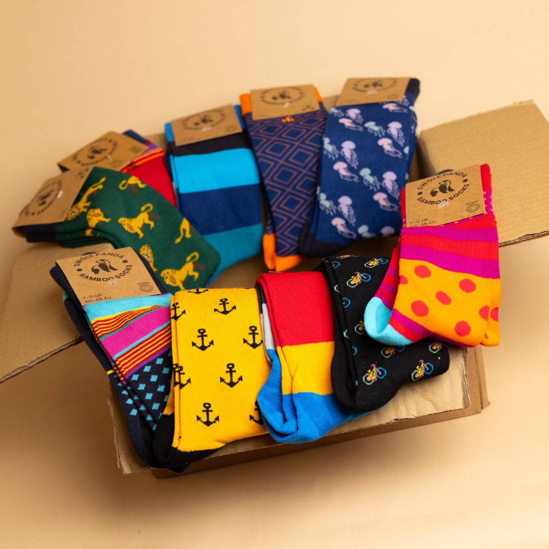 The Swole Panda Socks Mystery Box by Swole Panda