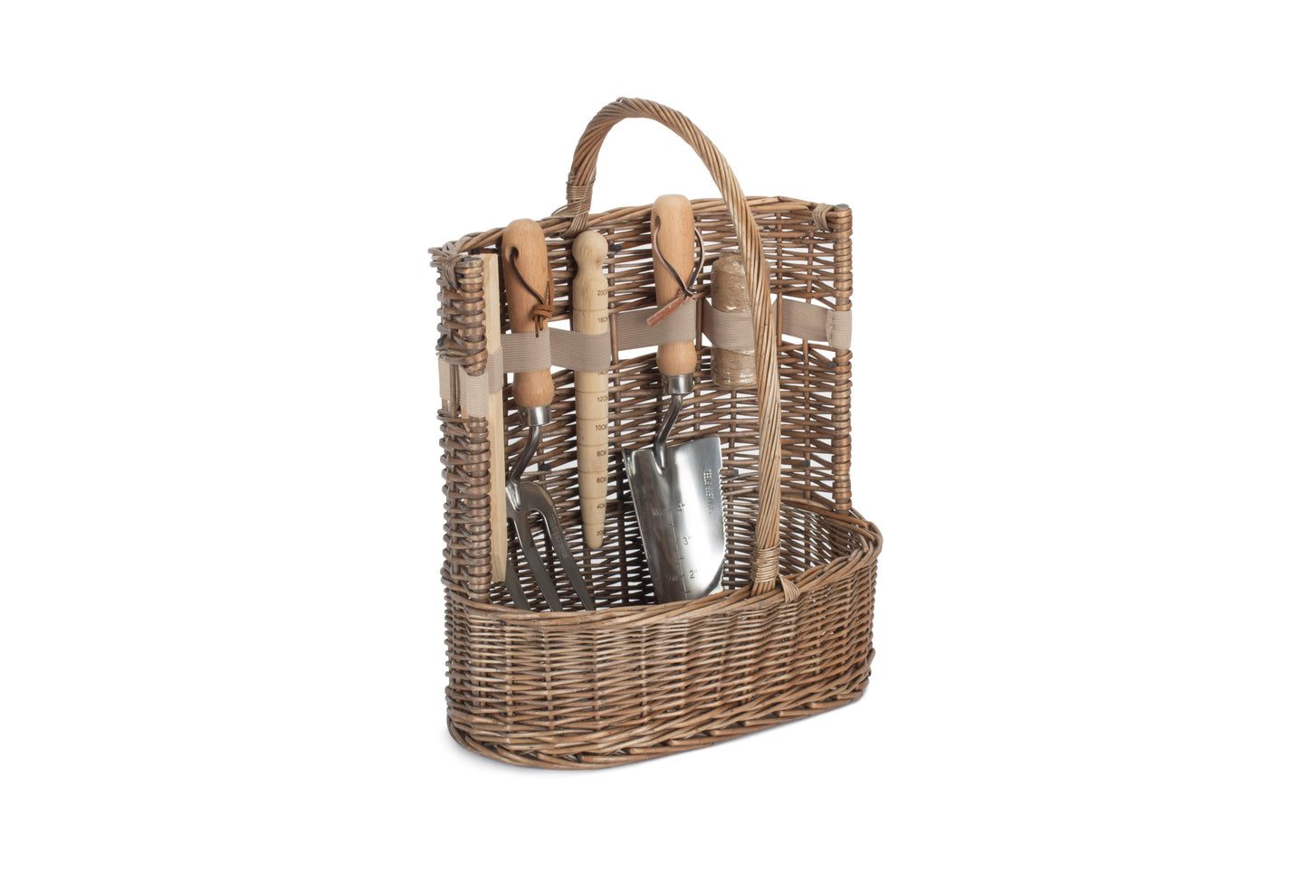 Antique Wash Deluxe Garden Tool Basket – Small or Large Sizes