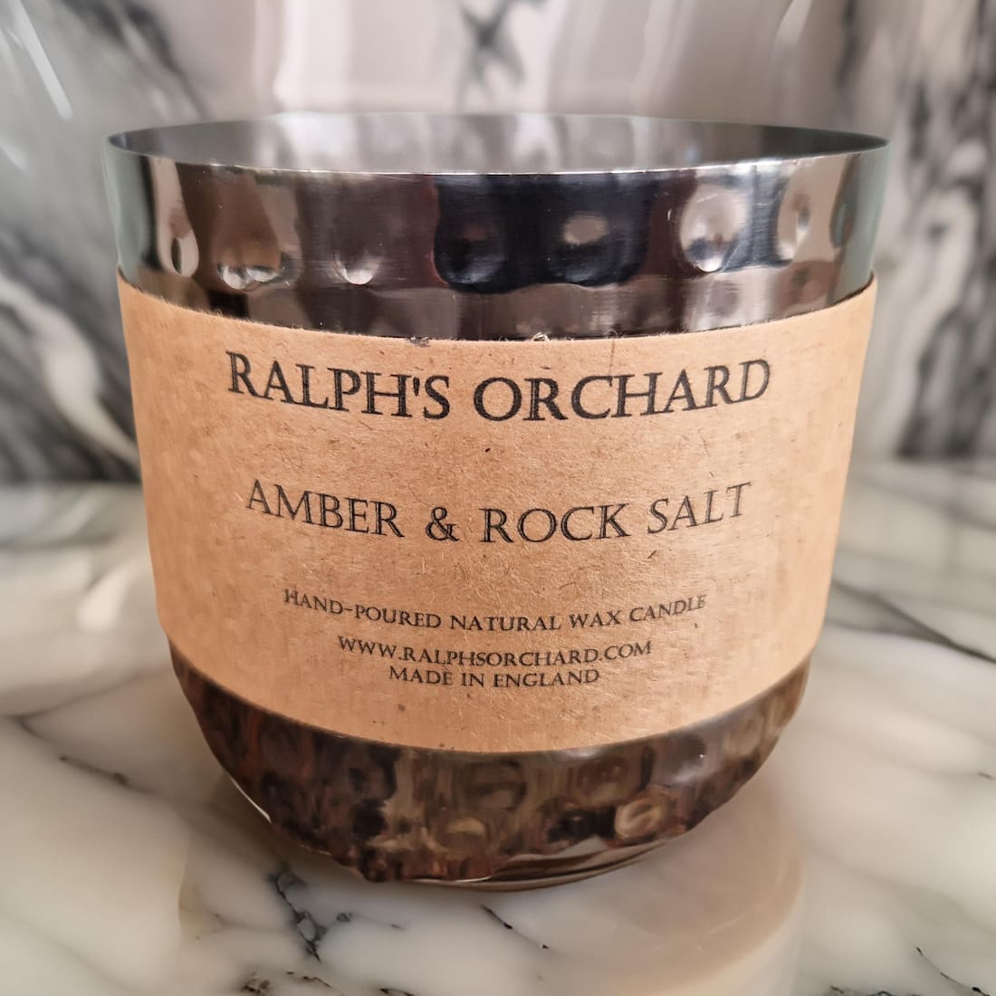 Ralph's Orchard Amber & Rock Salt Candle